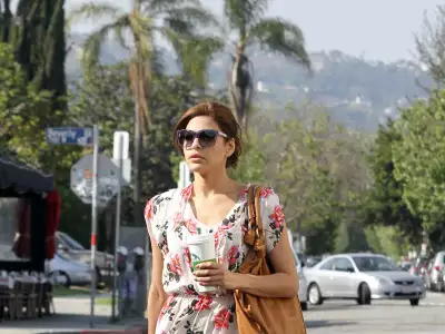 Eva Mendes Shopping In LA