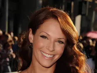 Amanda Righetti's Radiant Smile: A Captivating Close-Up at Captain America Premiere