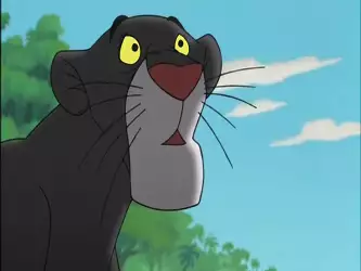 Bagheera's Surprised Expression - The Jungle Book 2