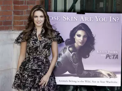 Kelly Brook For Peta Campaign