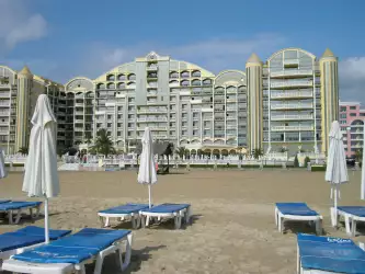Hotel And Sand Beach