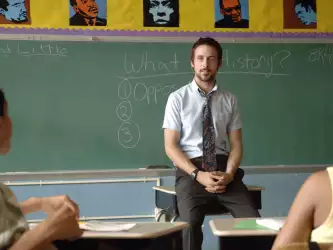 Ryan Gosling Acting as Teacher Wallpaper