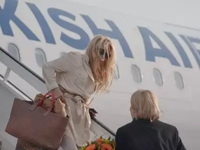 Pamela Anderson At Vienna Airport