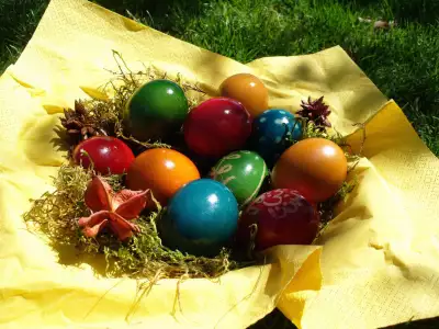 Easter Eggs Holiday Festivities Wallpaper