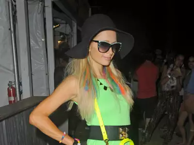 Paris Hilton at Coachella Arts and Music Festival: Glitz and glamour in festival fashion