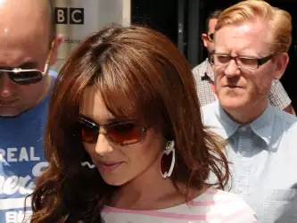 Cheryl Cole On BBC Radio In London