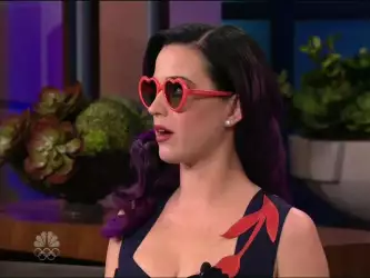 Katy Perry Tonight Show With Jay Leno Appearance In Los Angeles