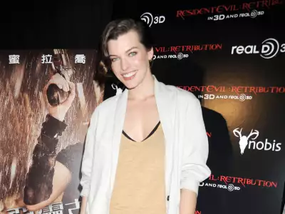 Milla Jovovich At Resident Evil Retribution In 3D In NYC