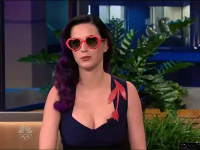 Katy Perry Tonight Show With Jay Leno Appearance In Los Angeles