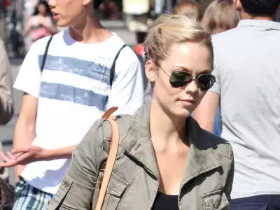 Laura Vandervoort Out And About Candids In Vancouver