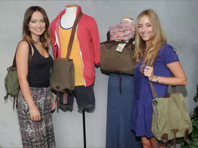 Olivia Wilde Alternative Apparel Shopbop Bag Launcch In New York
