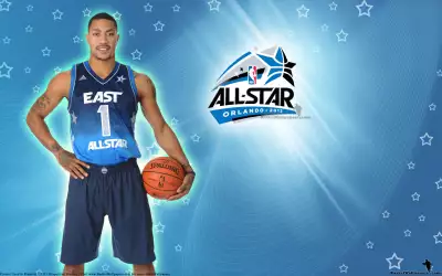 2012 NBA All Star Derrick Rose Wallpaper BasketWallpapers.com 