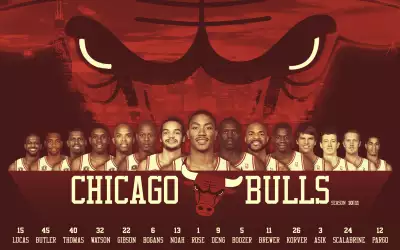 Chicago Bulls0 11 Roster Widescreen Wallpaper BasketWallpapers.com 