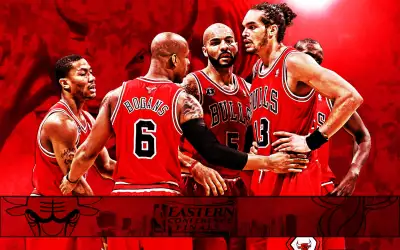 Chicago Bulls NBA Conference Finals Widescreen Wallpaper - Historic Dominance