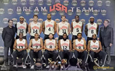 USA Dream Team 2012 Olympic Basketball Wallpaper.png