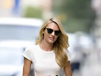 Candice Swanepoel Out And About Candids In New York