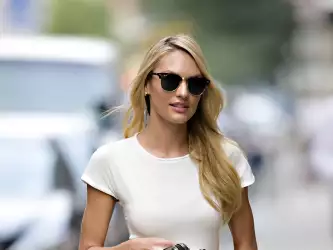 Candice Swanepoel Out And About Candids In New York