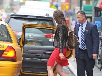 Katie Holmes Out And About Candids In New York