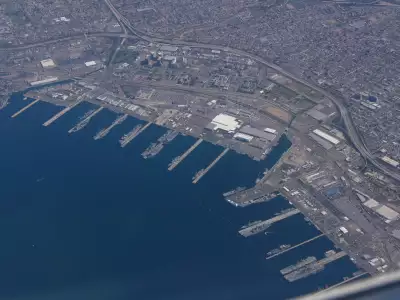 San Diego Port Aerial View Wallpaper