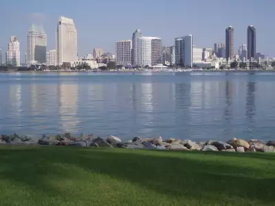 Captivating Views: Downtown San Diego's Waterfront from Coronado Landing