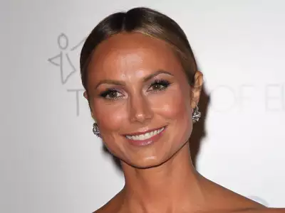 Stacy Keibler shining on the red carpet at The Art of Elysium's Heaven Gala