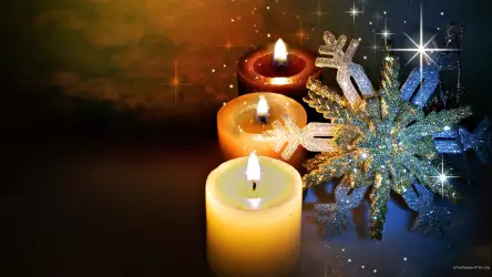 Advent Candle Wallpaper - Embracing the 3rd Week of Christmas
