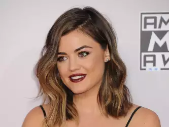 Lucy Hale Shines Bright: A Dazzling Presence at the American Music Awards in Los Angeles
