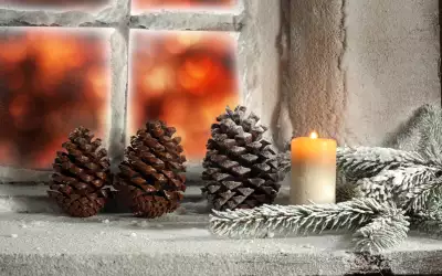 Winter And Christmas Time