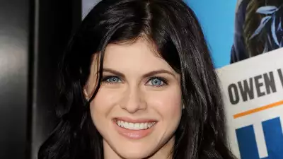 Alexandra Daddario showcasing her radiant beauty with a captivating smile