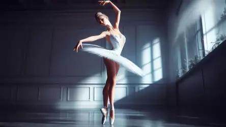 Elegant Ballet Dance Wallpaper