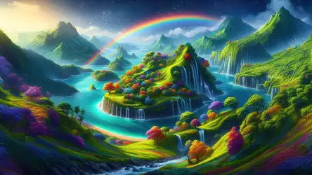 Enchanted Rainbow Valleys