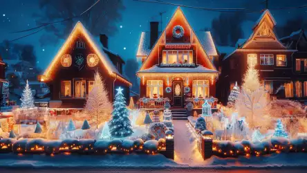 Festive Abodes: Three Houses Adorned for Christmas and New Year