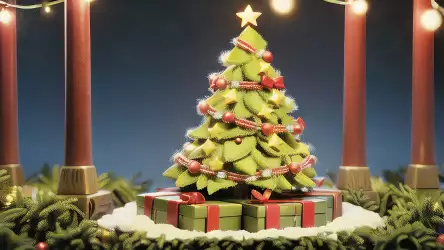 Festive Splendor: Christmas Tree and the Joy of Gift-Giving