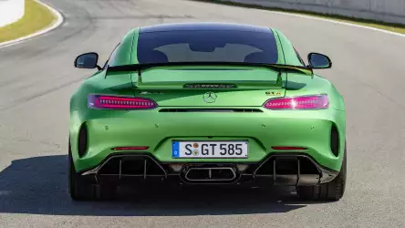 Sculpted Elegance: The Allure of the Mercedes AMG GT R's Backside