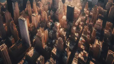 New York City From Above Wallpaper