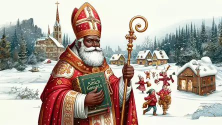 Saint Nicholas Visiting Kids: A Heartwarming Celebration of Joy