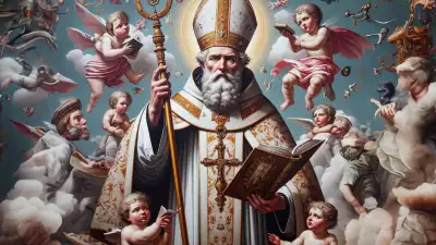 Saint Nicholas with Book - A Moment of Reflection and Wisdom