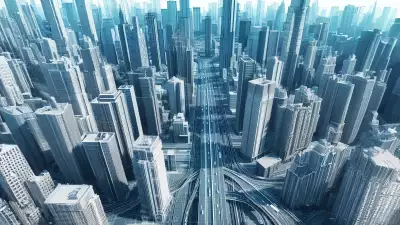 Cityscape and Highway Wallpaper