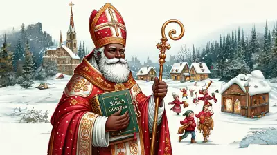 Saint Nicholas Visiting Kids - A Heartwarming Celebration of Joy