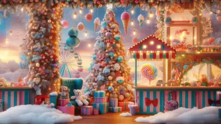 Candy-Themed Christmas Wonderland