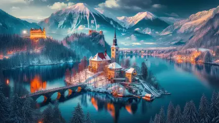 Enchanted Winter Castle