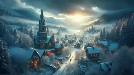 Enchanting Winter Village