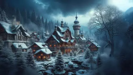 Mystical Winter Village