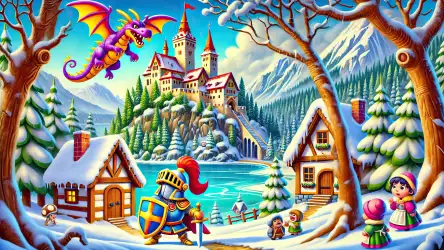 Whimsical Winter Castle Adventure