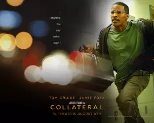 Tom Cruise and Jamie Foxx in movie Collateral