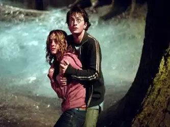 Ema Watson with Harry Potter